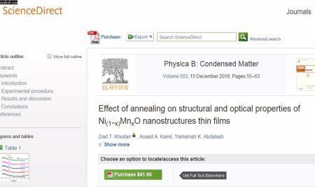 Research team have published a paper in ELSEVIER