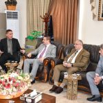 كلية العلوم تستضيف  عدد من السادة أعضاء مجلس النواب العراقي واللجنة الوزارية لأستحداث الأقسام العلمية .