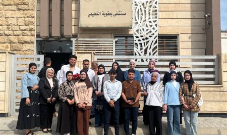 زيارة علمية لطلبة قسم التقانة الاحيائية إلى مستشفى بعقوبة التعليمي.
